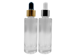 30mL Clear Glass Bottle - With Dropper