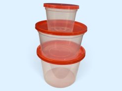 Tub With Red Lid Pack Of 100s - Various Sizes